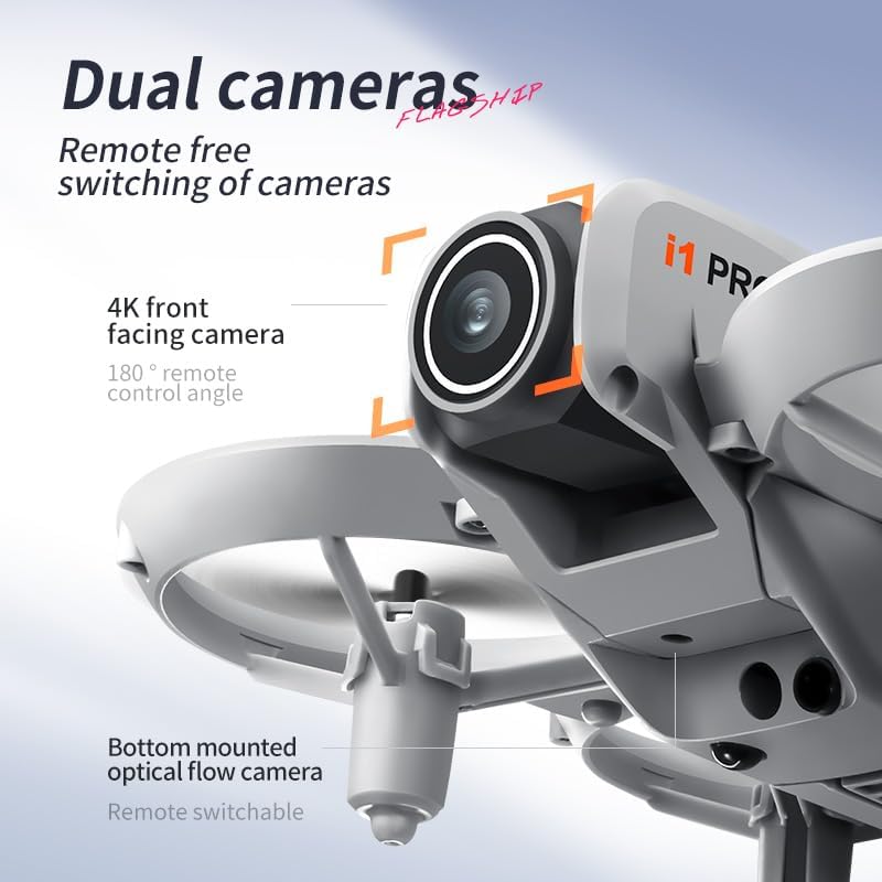 HD Camera Drone with Optical Flow & LED