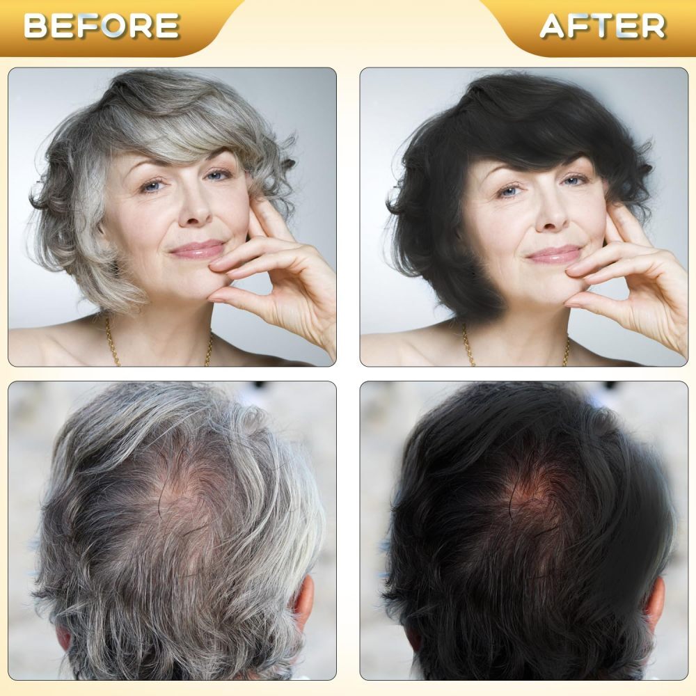 Apple Hair Color Shampoo (Original + Ammonia-Free) for Men & Women